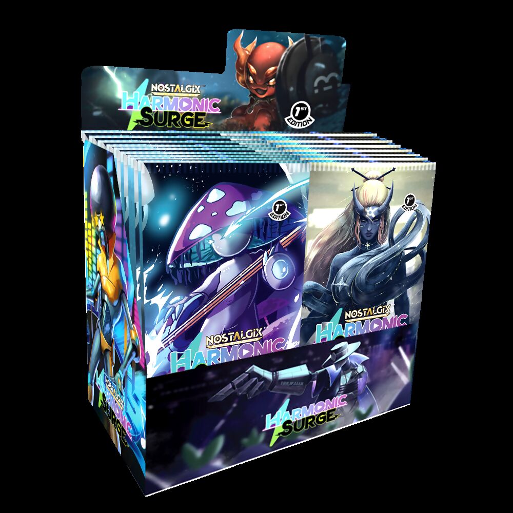 Nostalgix TCG: Harmonic Surge 1st Edition Booster Box (36 Packs) Nostalgix TCG: Harmonic Surge 1st Edition Booster Box (36 Packs)