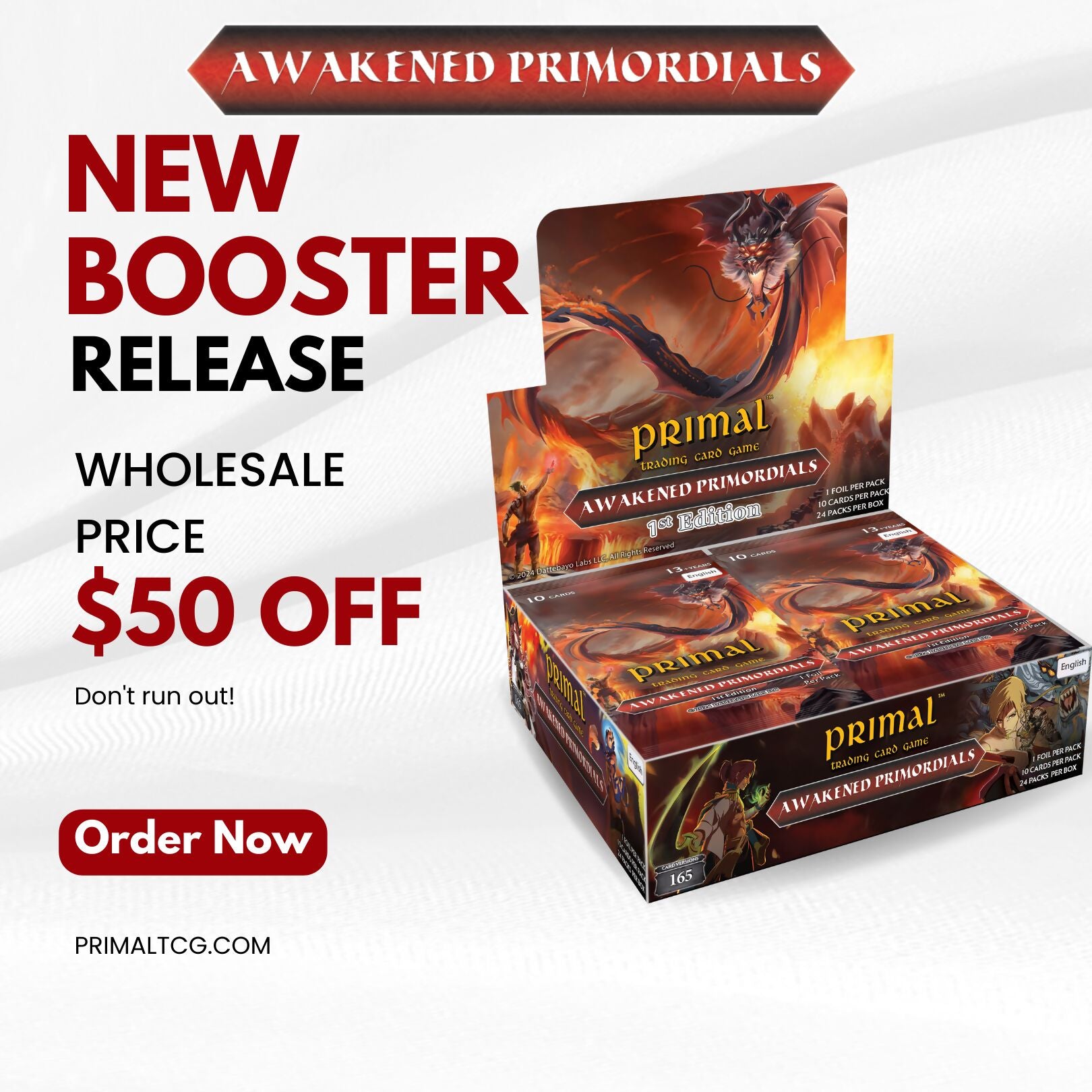 Primal TCG 1st Ed Awakened Primordials Booster Box ICv2 Direct Primal TCG 1st Ed Awakened Primordials Booster Box ICv2 Direct