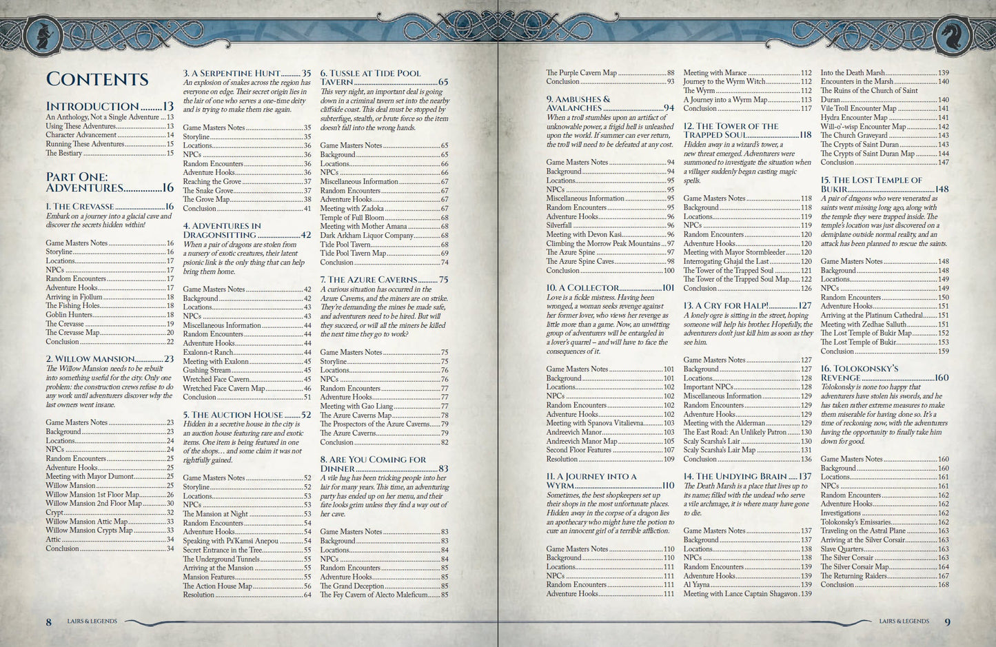 Lairs & Legends Hardcover
