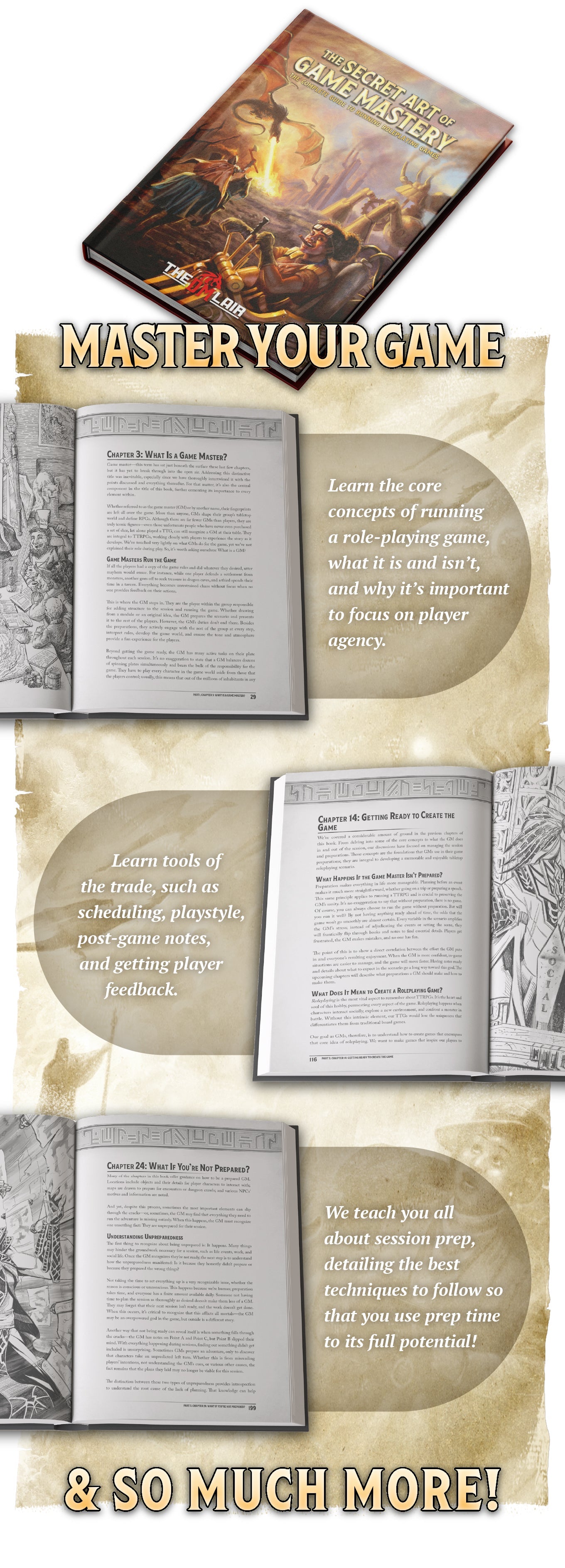 The Secret Art of Game Mastery Hardcover