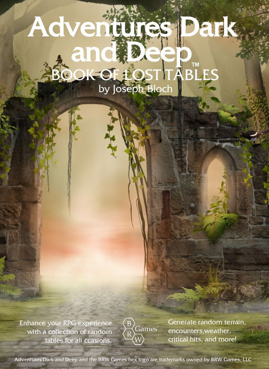 Adventures Dark and Deep™ Book of Lost Tables