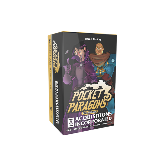 Wholesale — Pocket Paragons: Acquisitions Inc. x12 ($19.99 MSRP at 50% off)