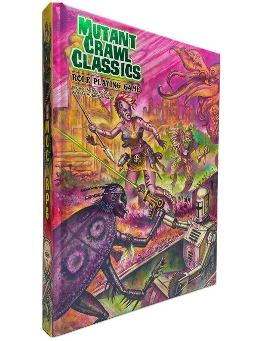Mutant Crawl Classics (Post Apocalyptic RPG, Hardback)