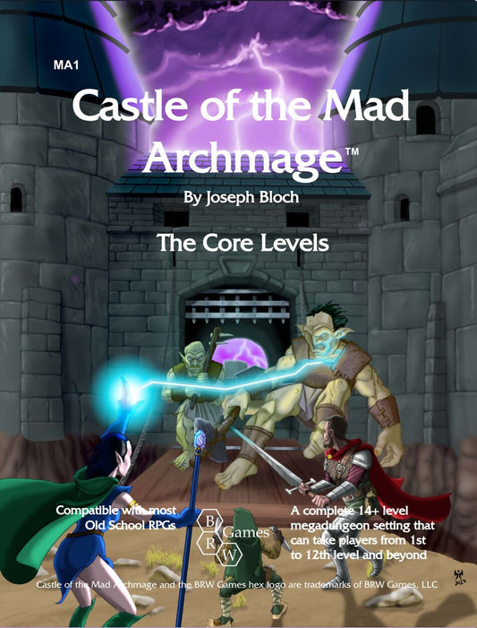 Castle of the Mad Archmage™ Core Levels