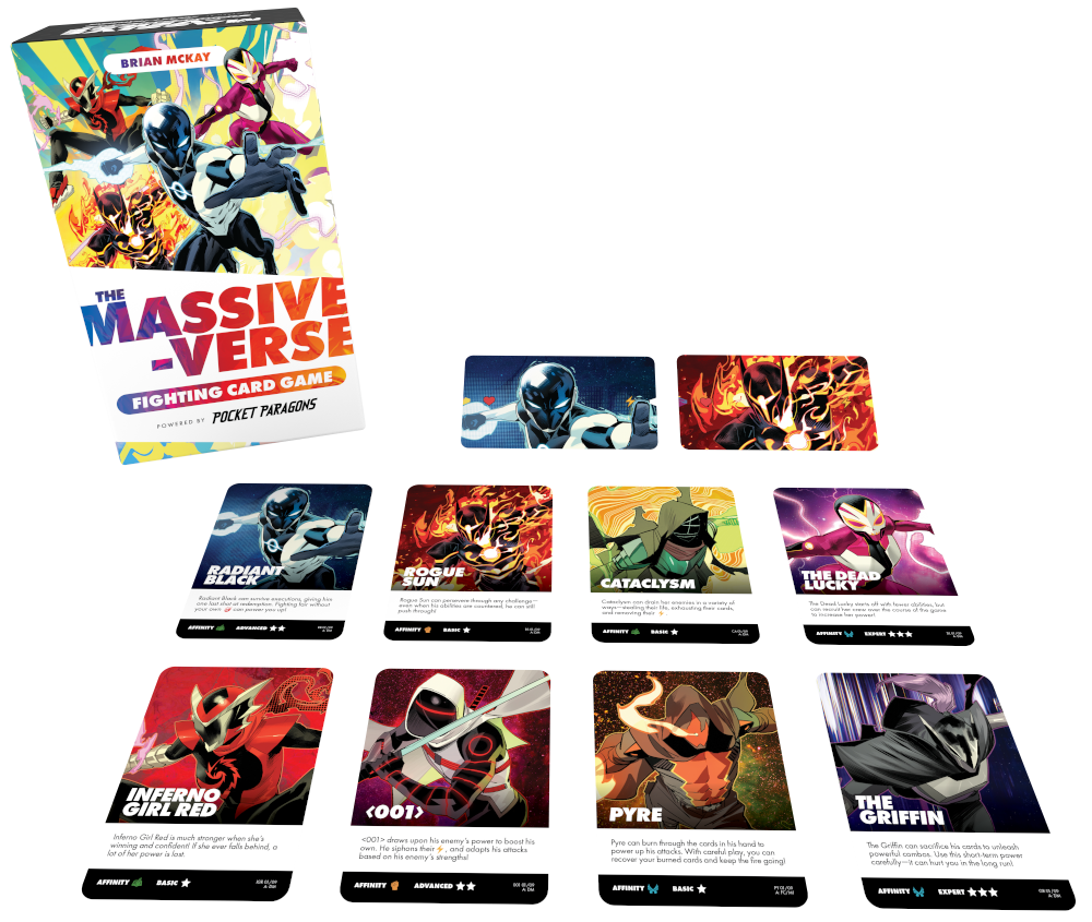 Wholesale — The Massive-Verse Fighting Card Game x 12 ($19.99 MSRP at 50% off)