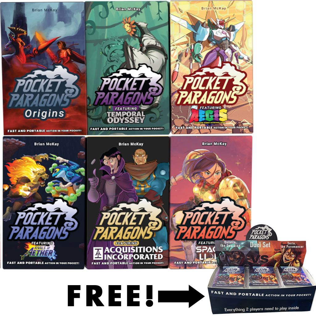 Wholesale — Pocket Paragons: Mixed Sets x 12 ($19.99 MSRP at 50% off)