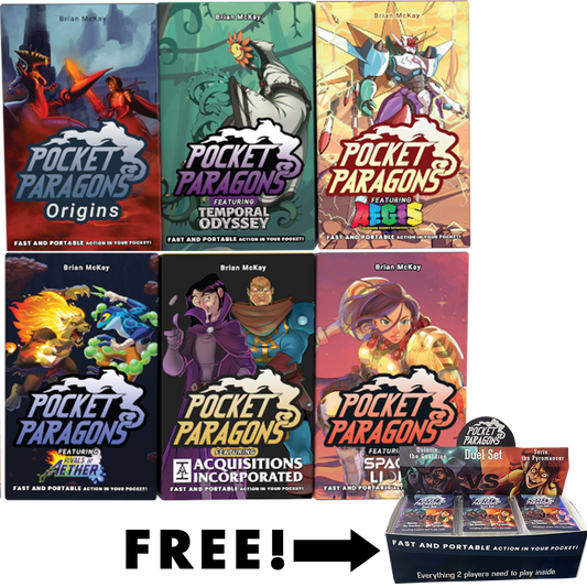 Wholesale — Pocket Paragons: Mixed Sets x 12 ($19.99 MSRP at 50% off)