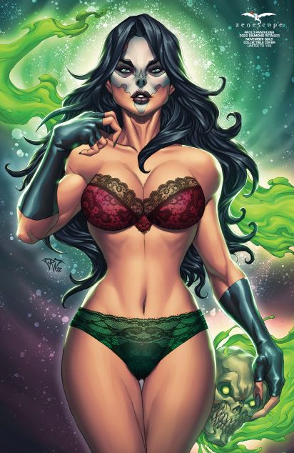 2022 Diamond Retailer November Gold Collectible Cover - Paolo Pantalena, Chuck Michael Obach - LE 199 - Zenescope Entertainment Inc