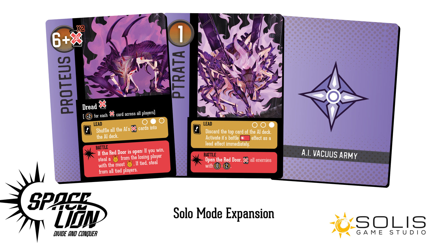 Solo Mode Expansion ( Space Lion: Divide and Conquer )