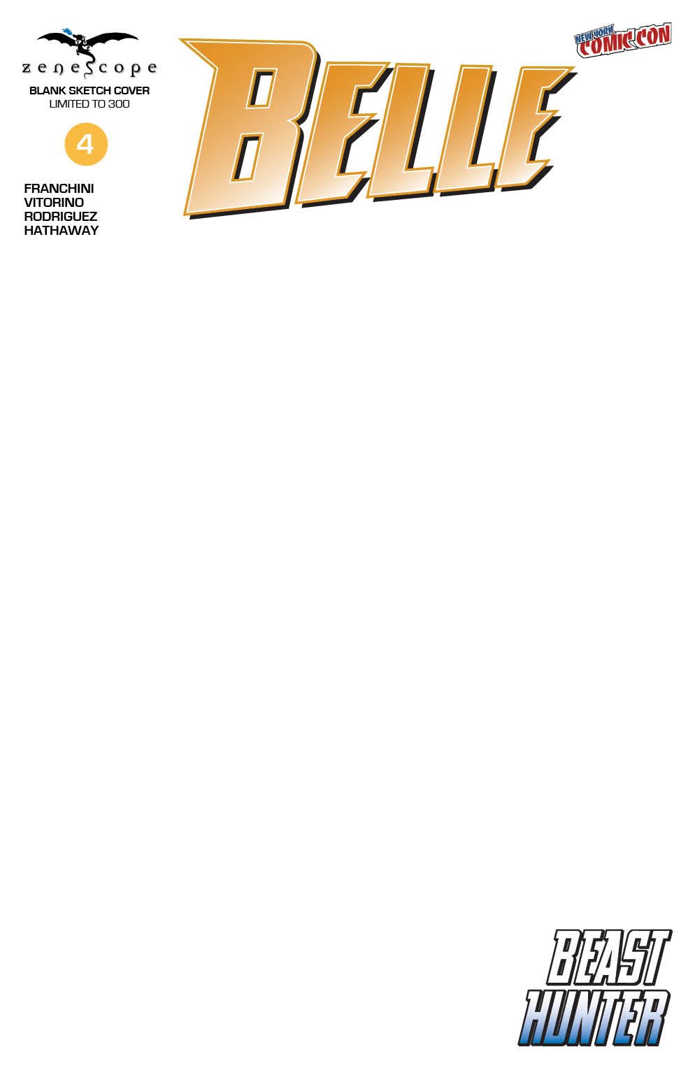 Belle: Beast Hunter #4 - Cover E