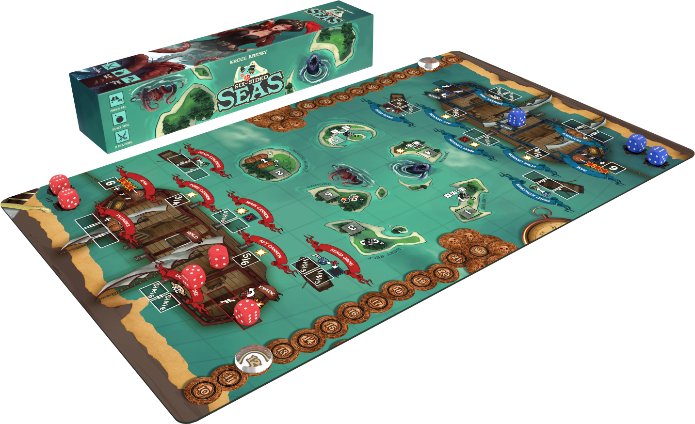 Wholesale - Six-Sided Seas x9 ($225 MSRP at 50% off) [Pre-Order]
