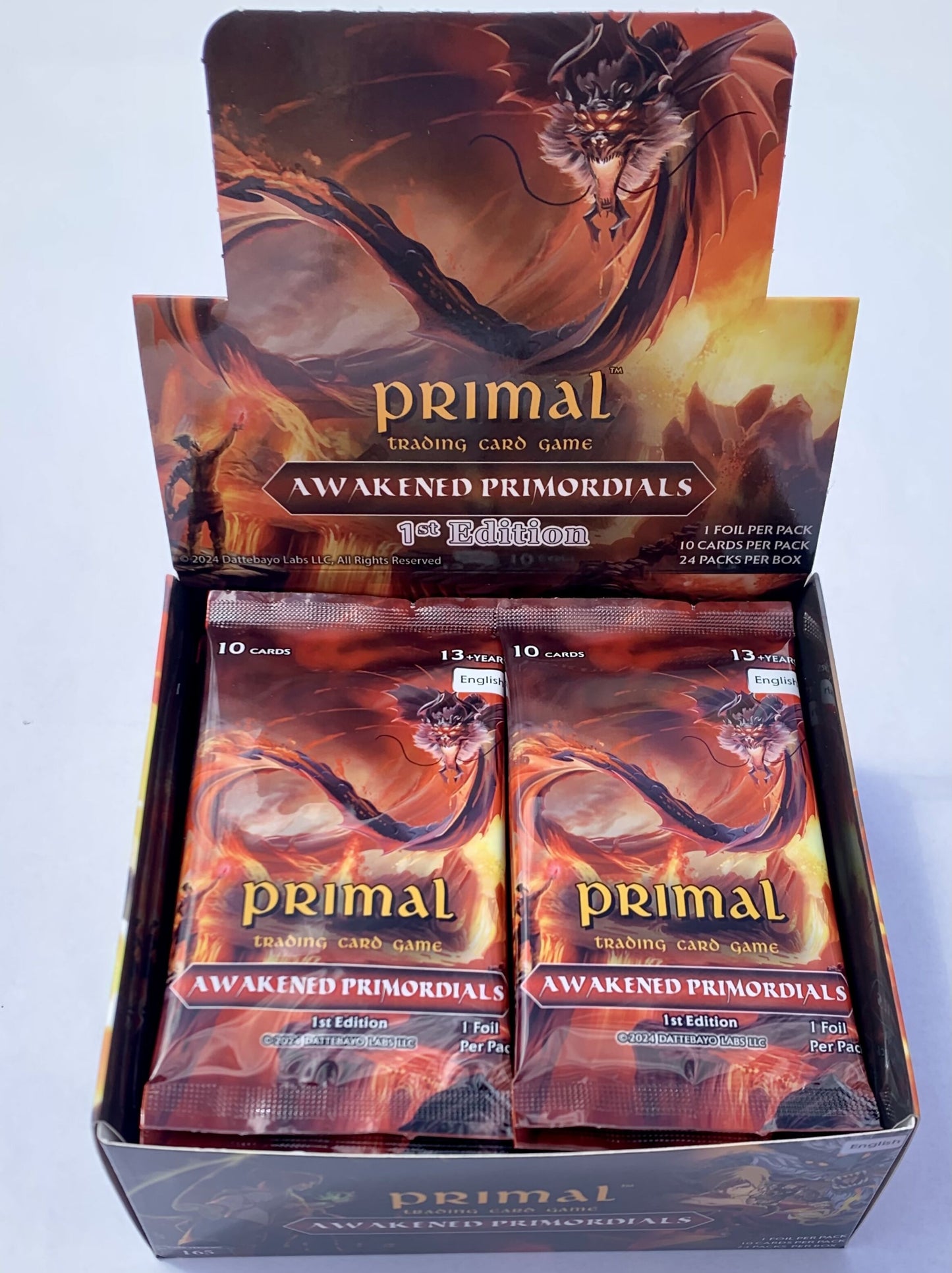 Primal TCG 1st Ed Awakened Primordials Booster Box Case (10 Displays)