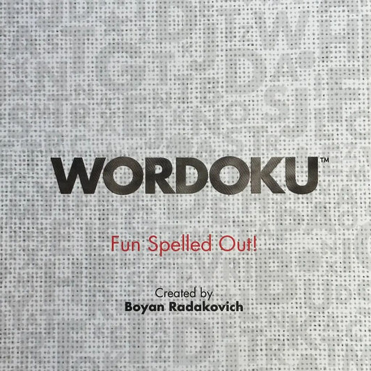 Wordoku - Fun Spelled Out! A Crossword/Sudoku Board Game