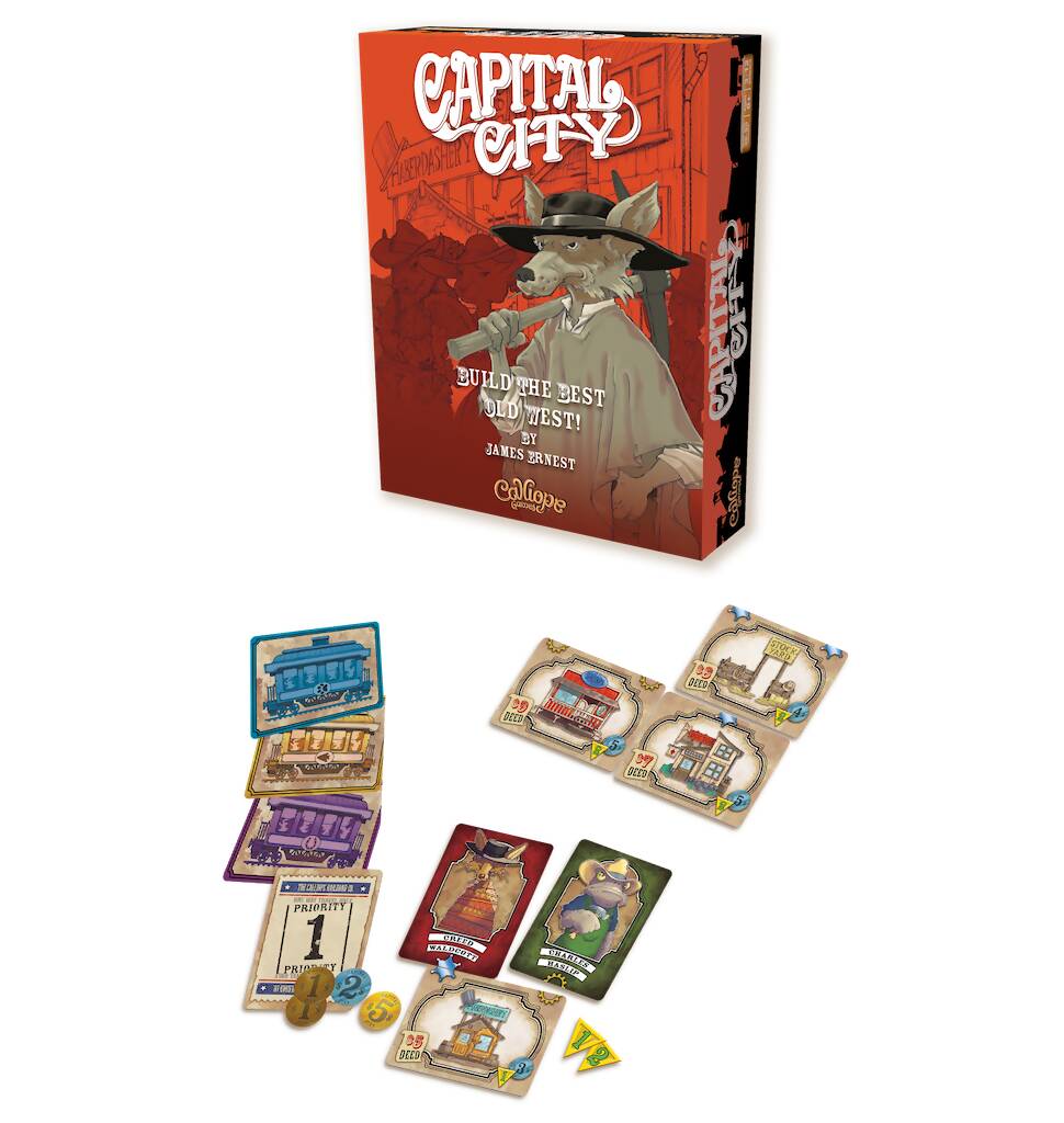 Capital City - A Quick to Learn Family Strategy Board Game